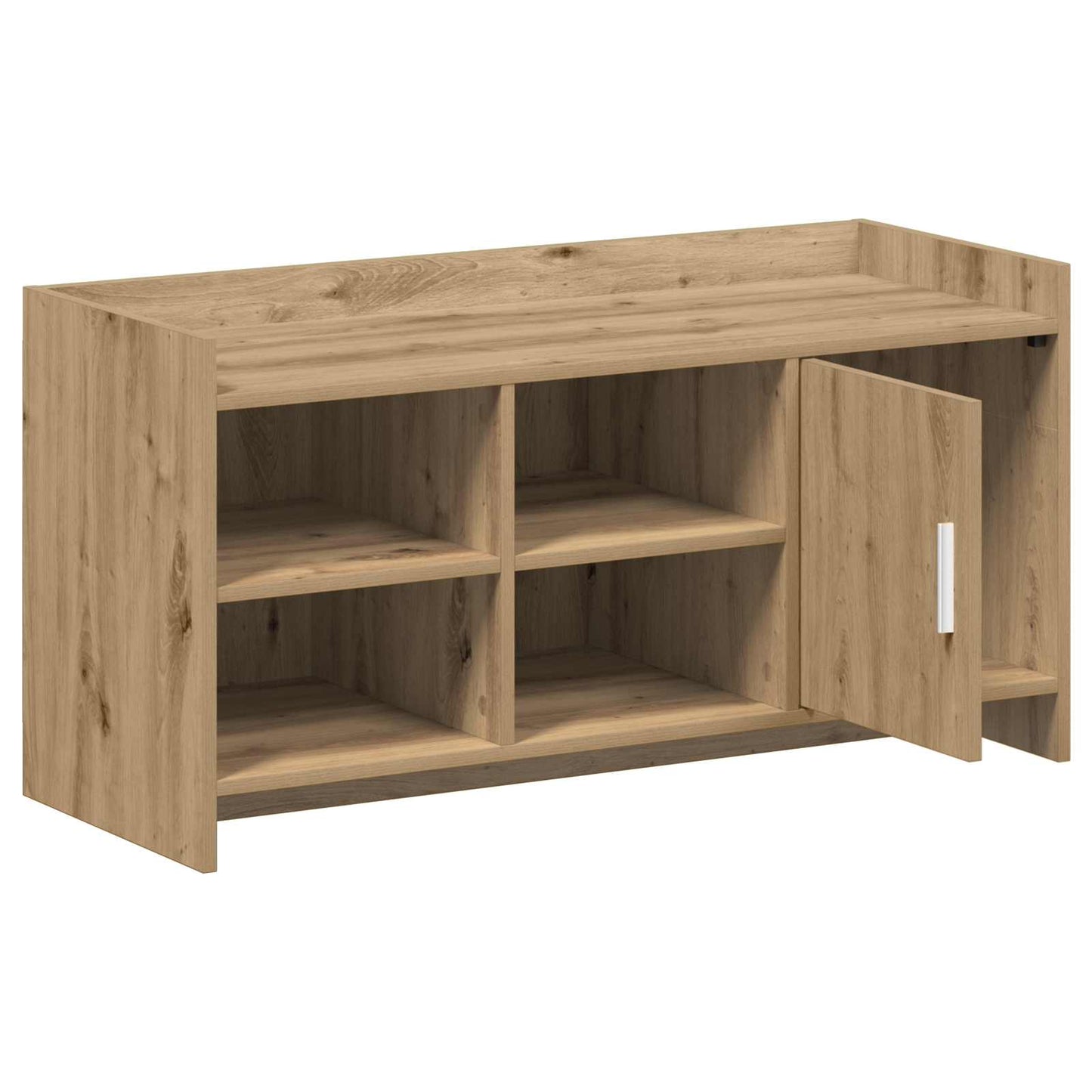 Sko skab 100 x 39,5 x 51 cm Konstrueret træ Artisan-eg