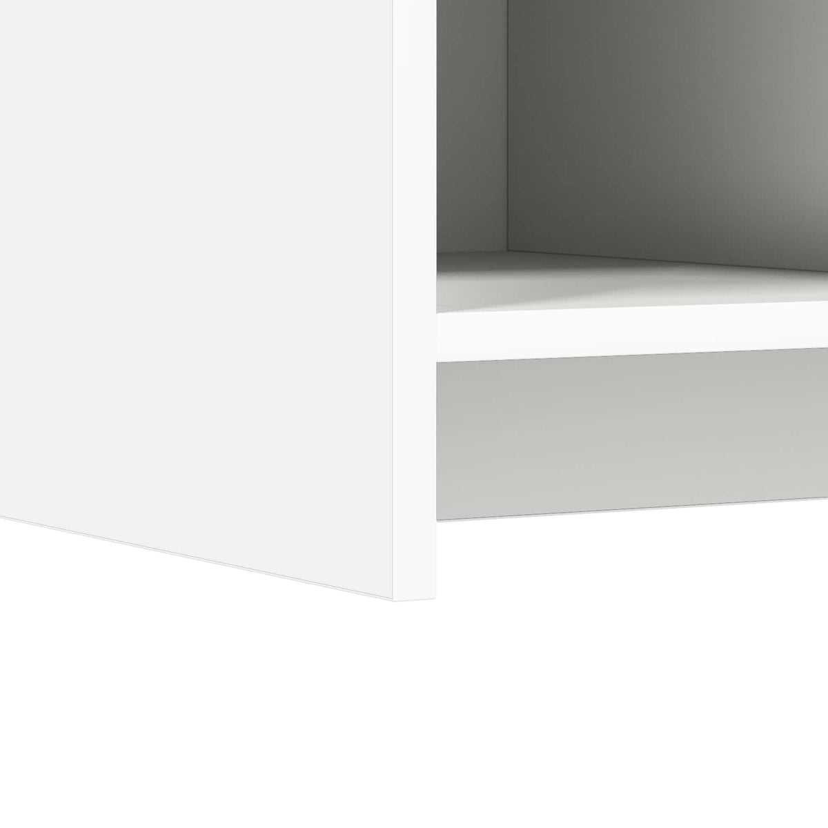 Sko skab med opbevaring Hvid 85 x 39,5 x 70 cm Konstrueret træ