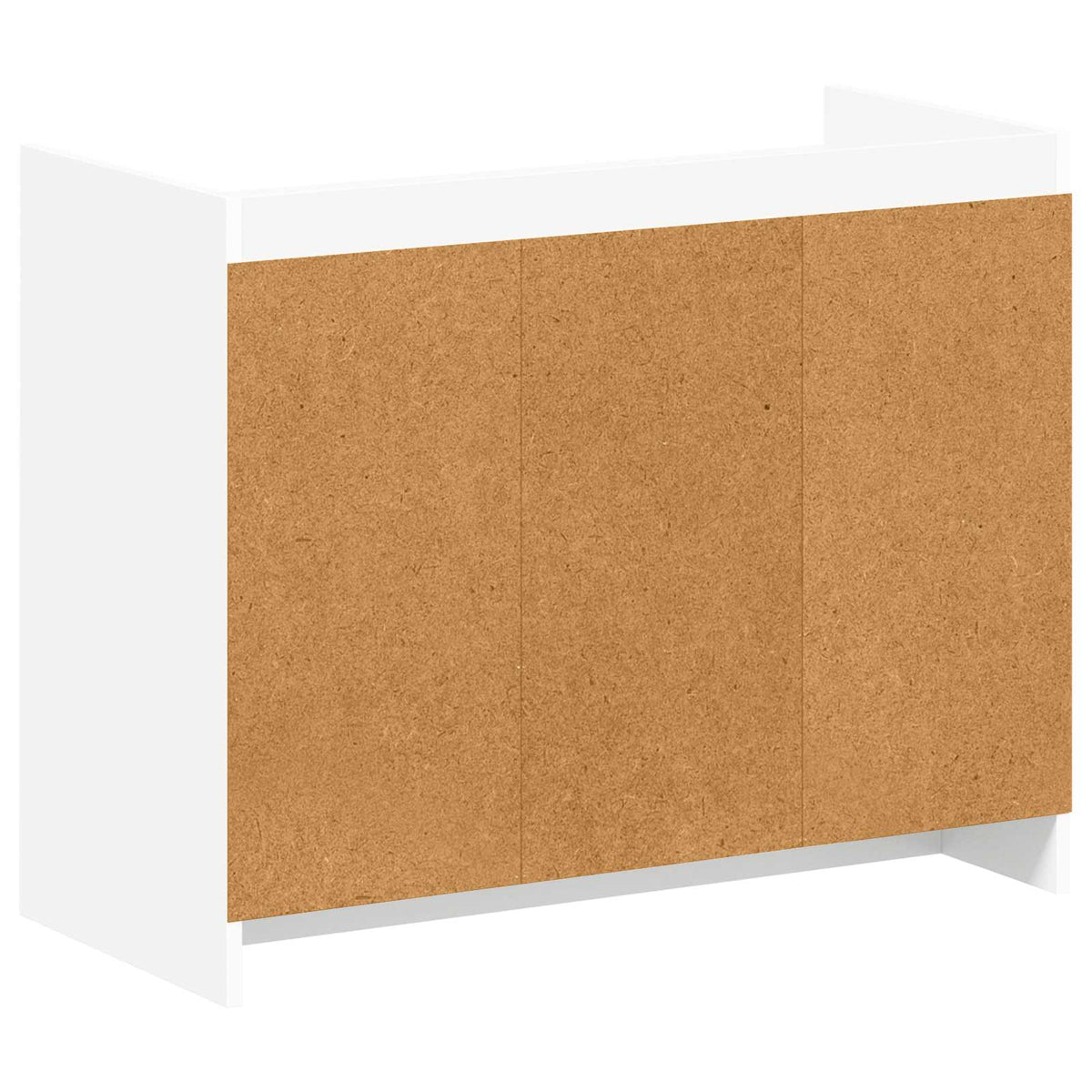 Sko skab med opbevaring Hvid 85 x 39,5 x 70 cm Konstrueret træ