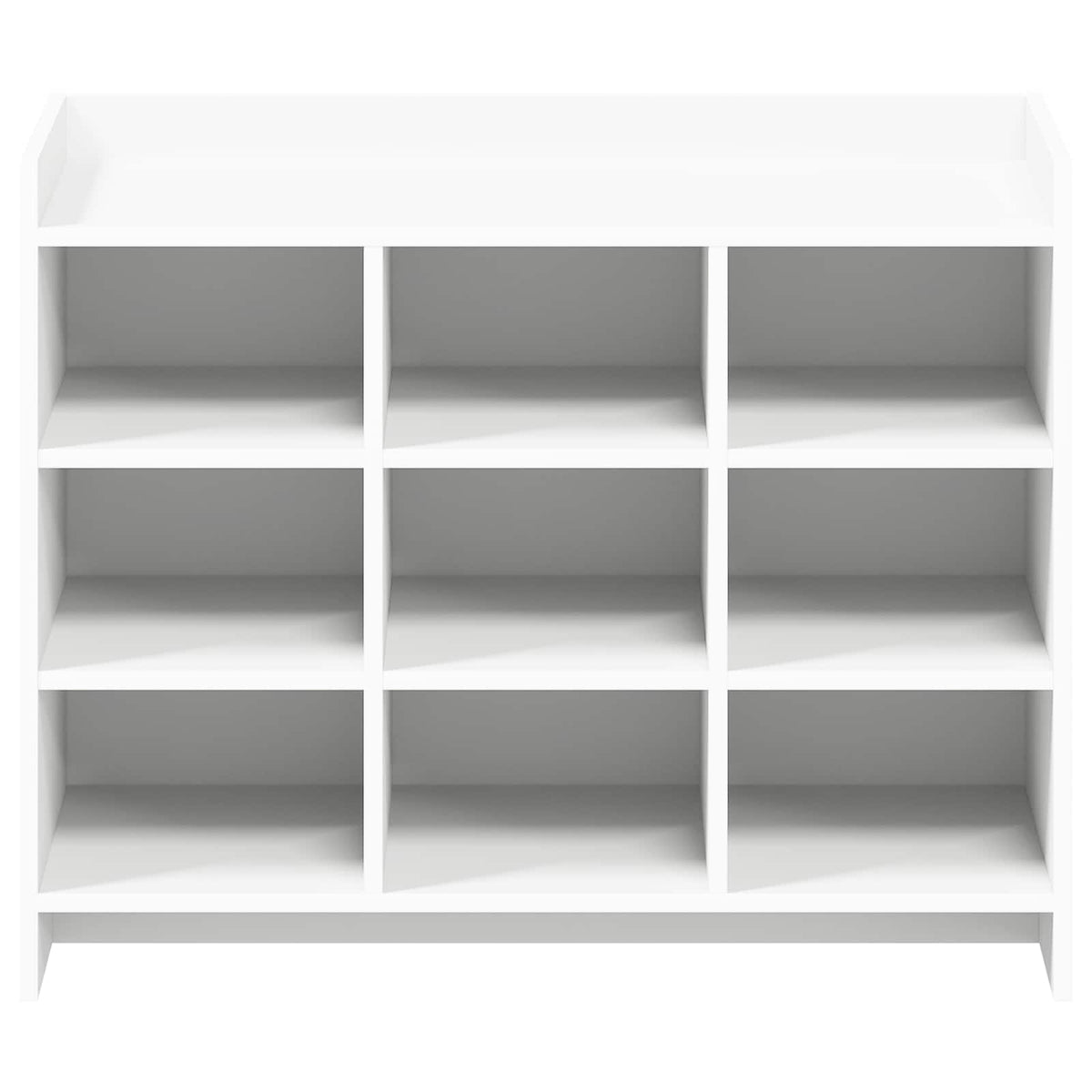Sko skab med opbevaring Hvid 85 x 39,5 x 70 cm Konstrueret træ