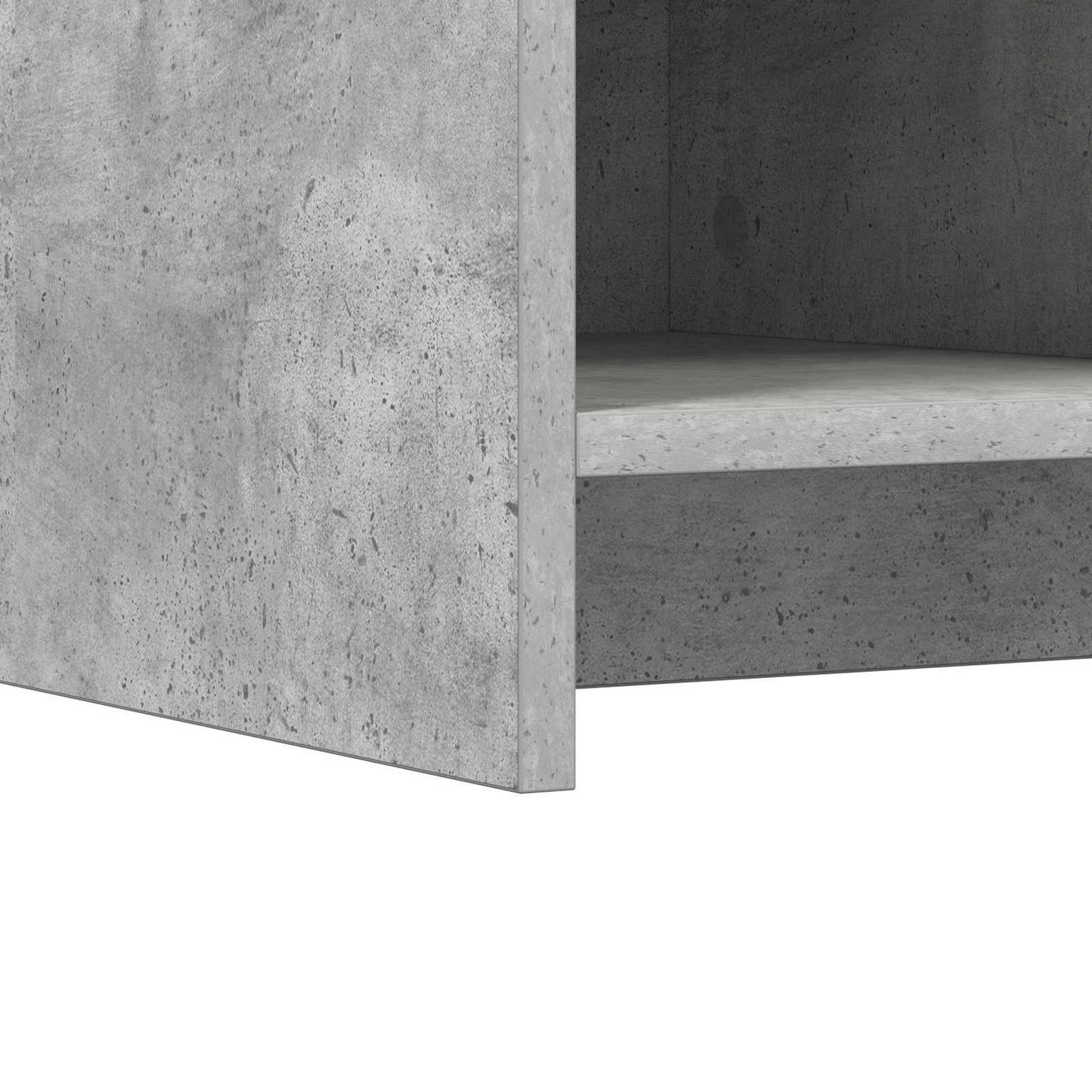 Sko skab Betongrå 85 x 39,5 x 70 cm Konstrueret træ