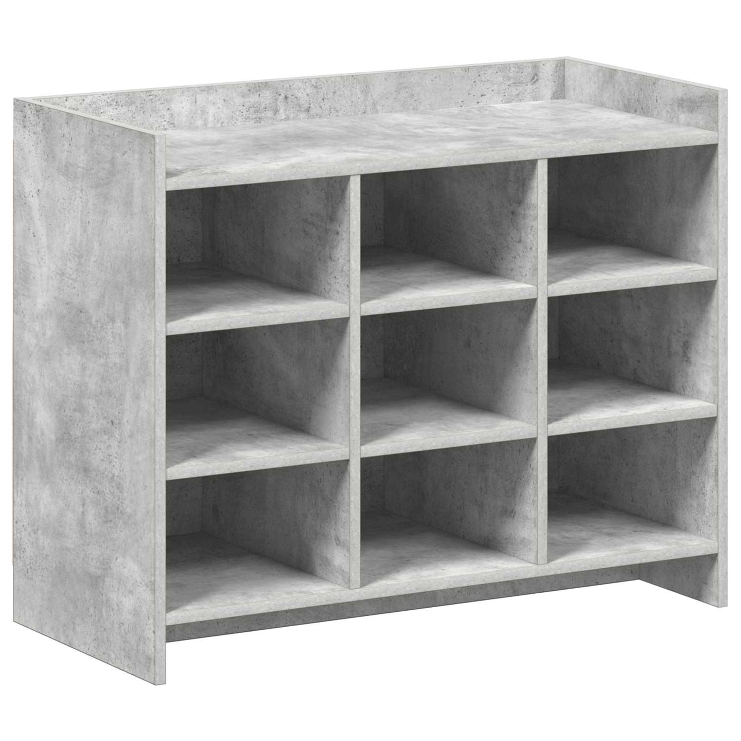 Sko skab Betongrå 85 x 39,5 x 70 cm Konstrueret træ