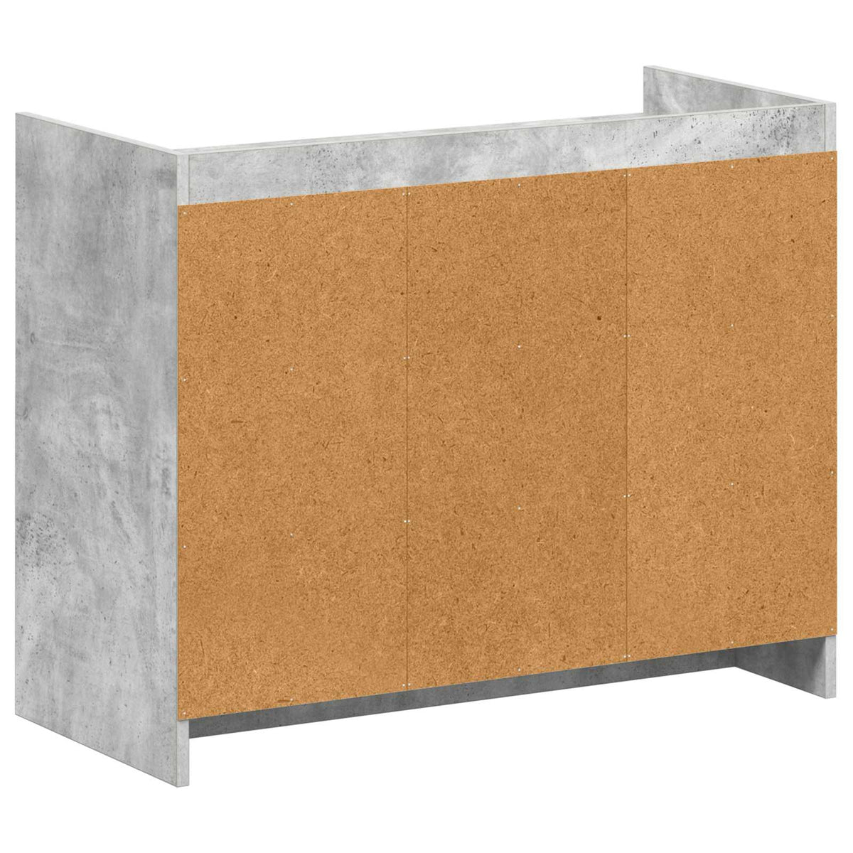 Sko skab Betongrå 85 x 39,5 x 70 cm Konstrueret træ