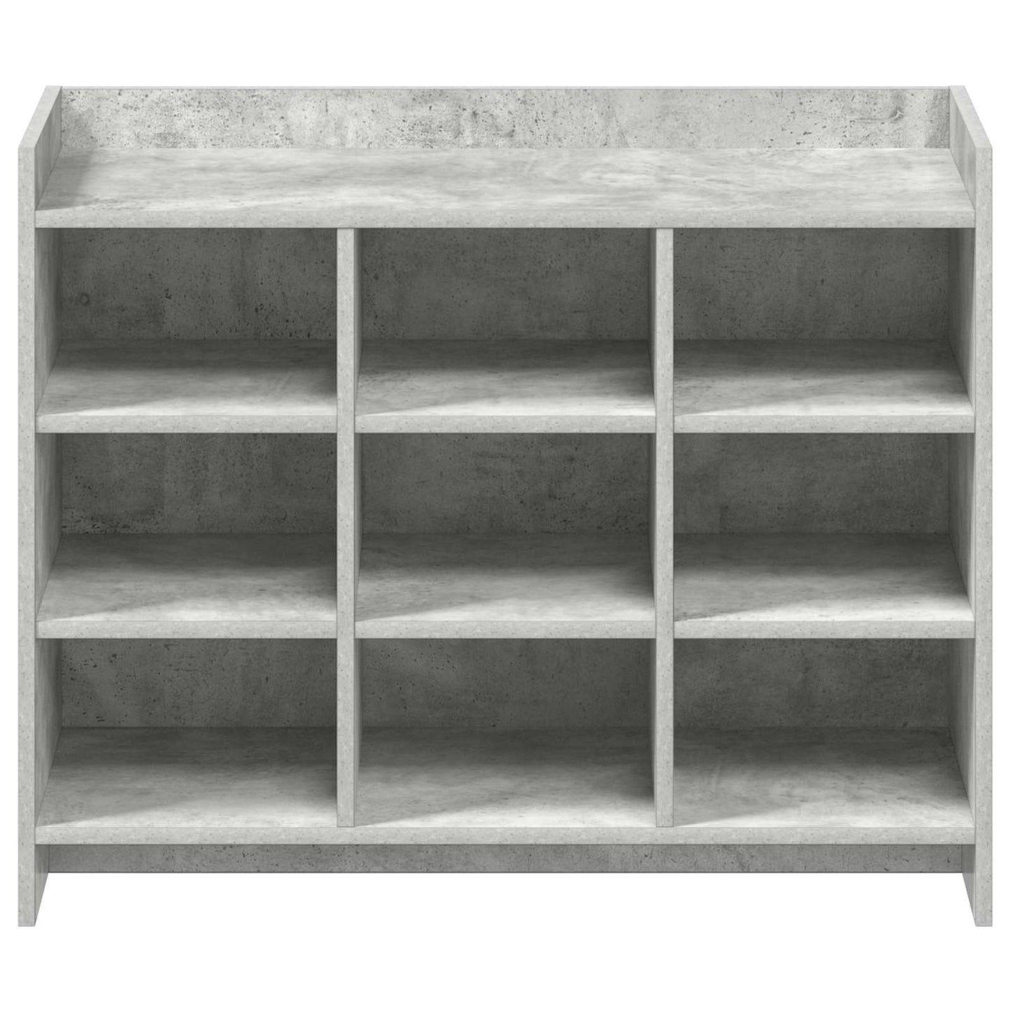 Sko skab Betongrå 85 x 39,5 x 70 cm Konstrueret træ