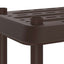 Reol 2 niveauer 100 x 40 x 55,5 cm PP Brun