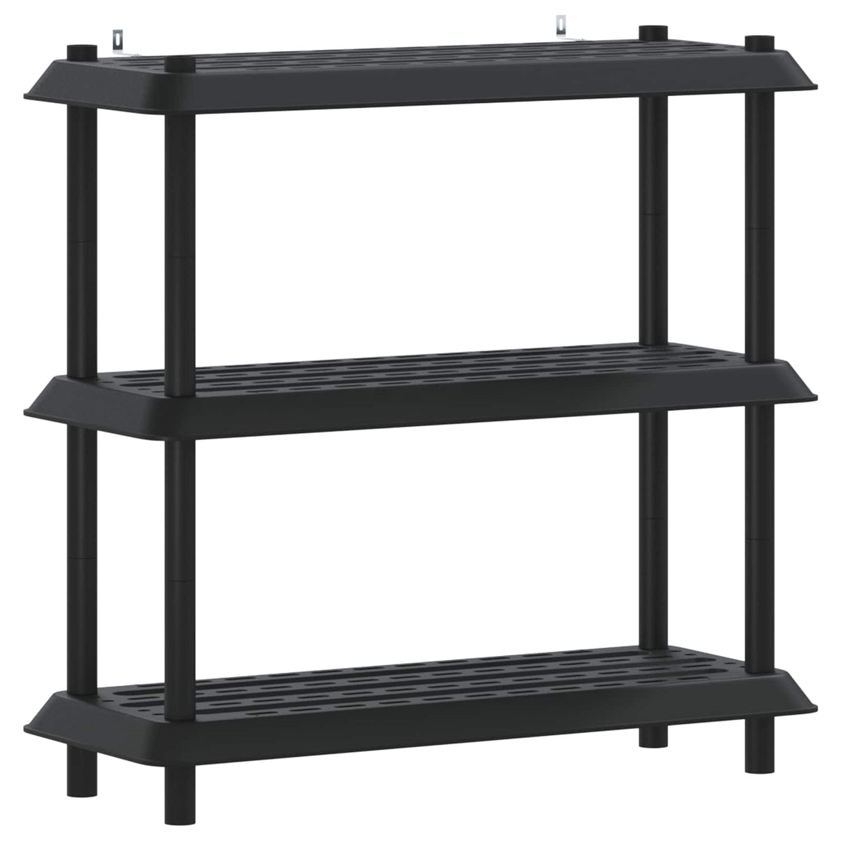 Reol 3 niveauer 100 x 40 x 96 cm PP Antracit