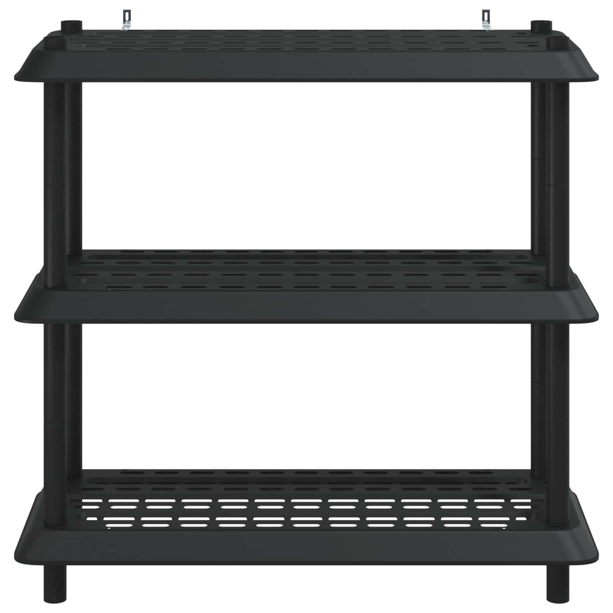 Reol 3 niveauer 100 x 40 x 96 cm PP Antracit