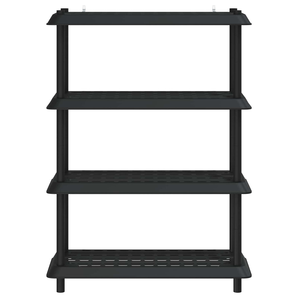Reol 4 niveauer 100 x 40 x 136,5 cm PP Antracit