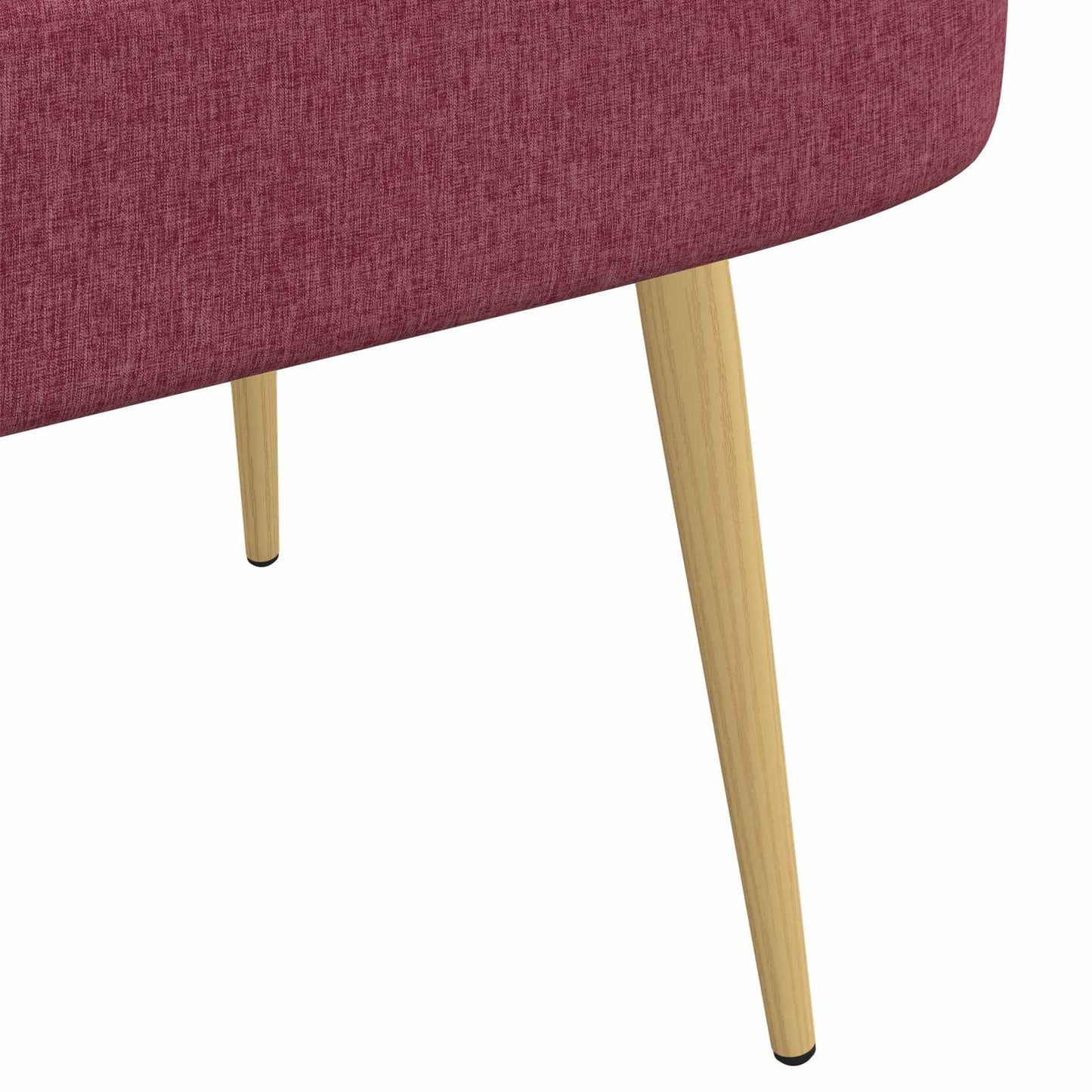 Polstret bænk med ryg Vinrød 110 x 60 x 76 cm