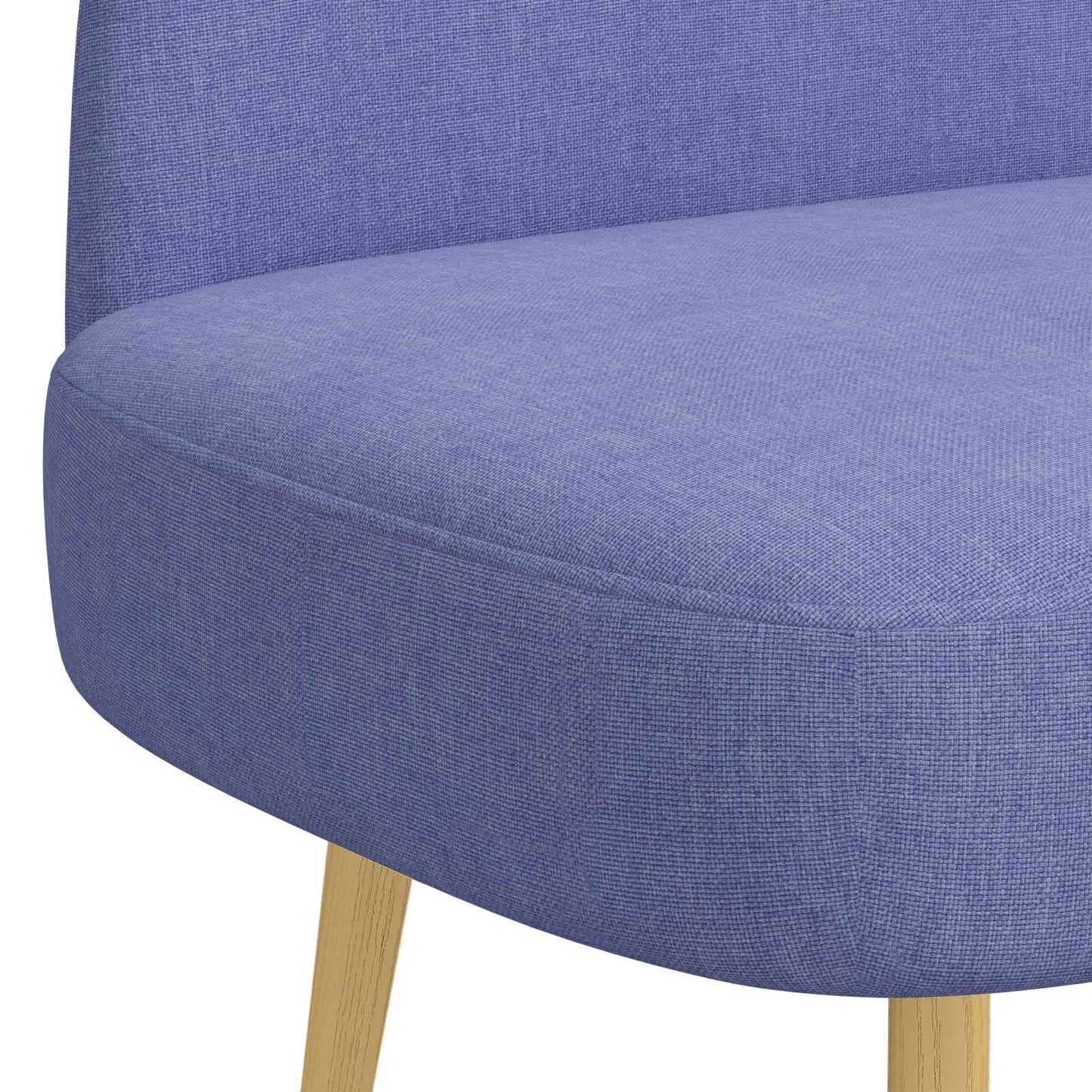 Polstret bænk med ryg Jeans Blå 110 x 60 x 76 cm