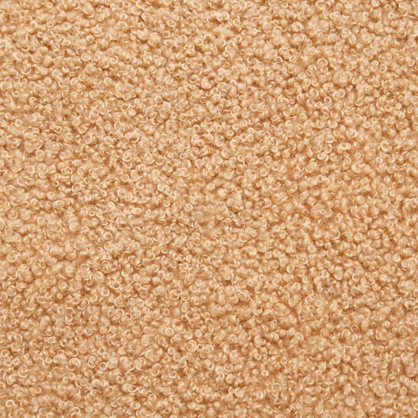 Polstret bænk med ryg Beige 110 x 60 x 76 cm Bouclé