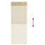 Rullegardin Naturfarvet 50 x 160 cm Bambus