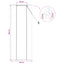 Rullegardin Naturfarvet 60 x 160 cm Bambus