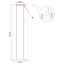 Rullegardin Brun 50 x 220 cm Bambus