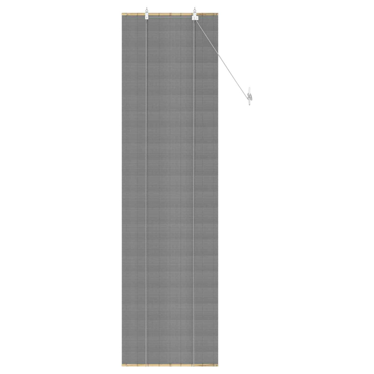 Rullegardin Grå 60 x 220 cm Bambus