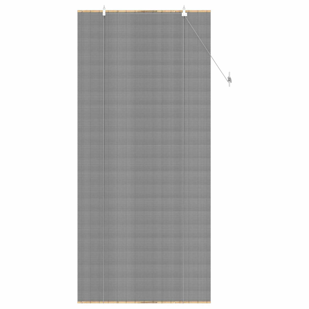 Rullegardin Grå 90 x 220 cm Bambus