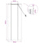 Rullegardin Naturfarvet 50 x 160 cm Bambus