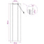 Rullegardin Naturfarvet 50 x 220 cm Bambus