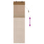 Rullegardin Brun 40 x 220 cm Bambus