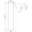 Rullegardin Naturfarvet 40 x 160 cm Bambus