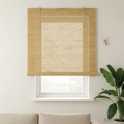 Rullegardin Naturfarvet 140 x 160 cm Bambus