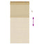 Rullegardin Naturfarvet 100 x 220 cm Bambus