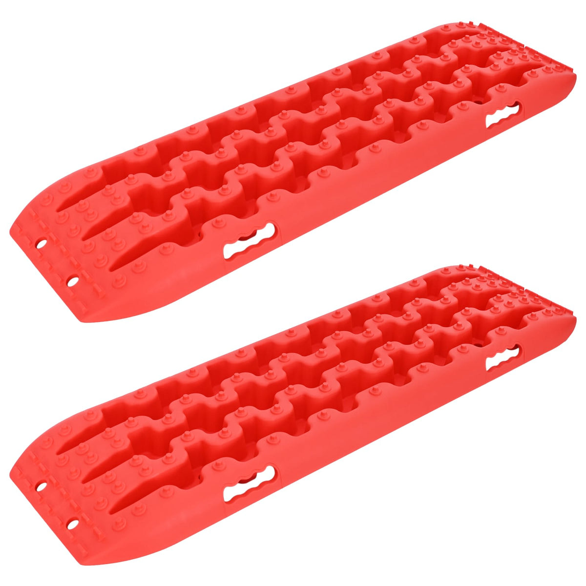 Traction Board 2 stk. Rød 106 x 30,5 x 7 cm Forstærket nylon