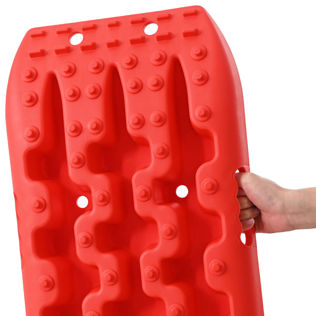 Traction Board 2 stk. Rød 106 x 30,5 x 7 cm Forstærket nylon