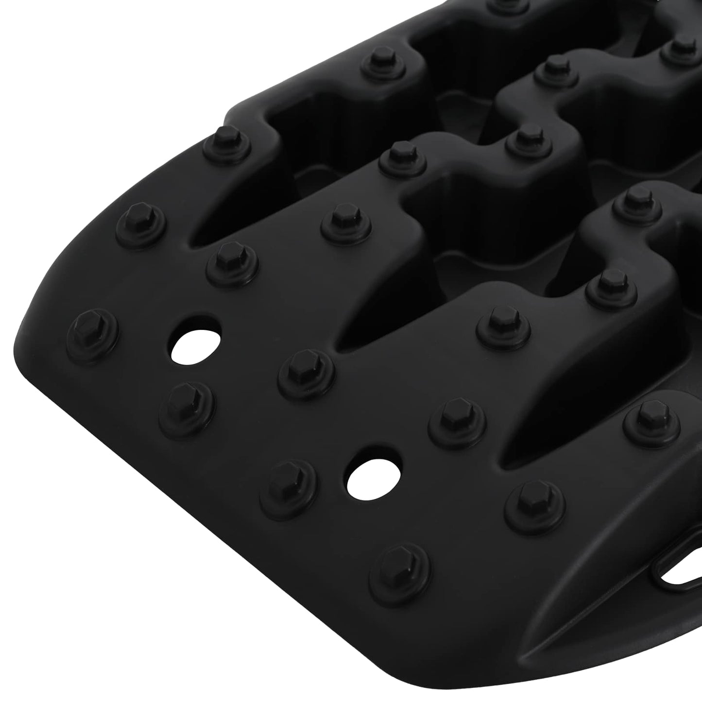 Traction Board 2 stk. Sort 57,5x30,5x5,5 cm Forstærket nylon
