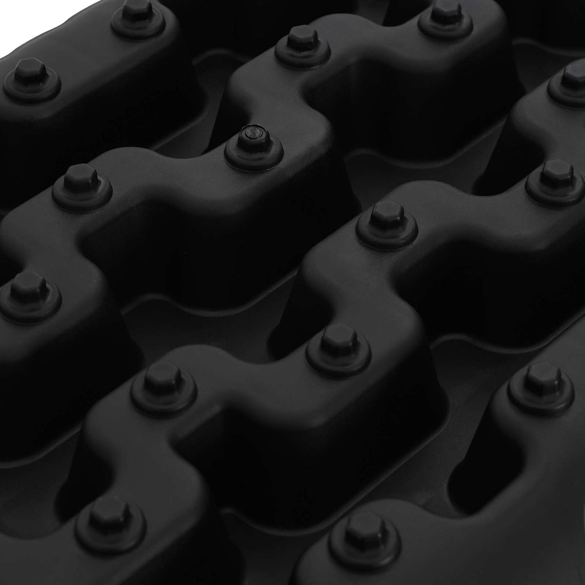 Traction Board 2 stk. Sort 57,5x30,5x5,5 cm Forstærket nylon