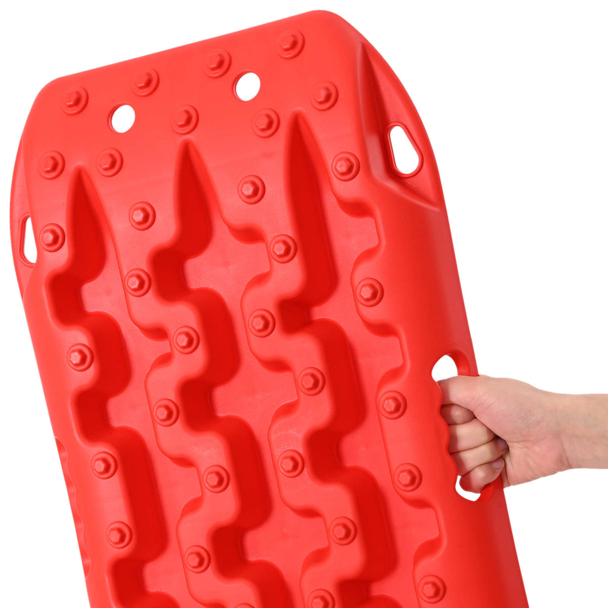 Traction Board 2 stk. Rød 57,5 x 30,5 x 5,5 cm Forstærket nylon