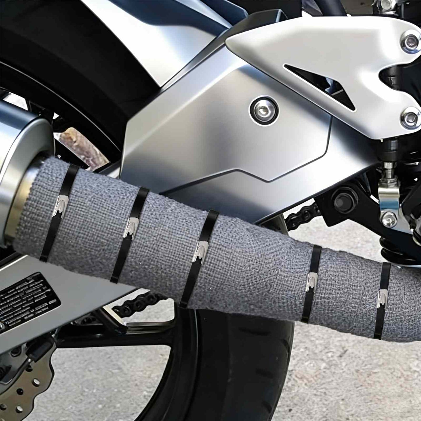 Kabelbånd 12 stk. 7,9 x 200 mm Sort