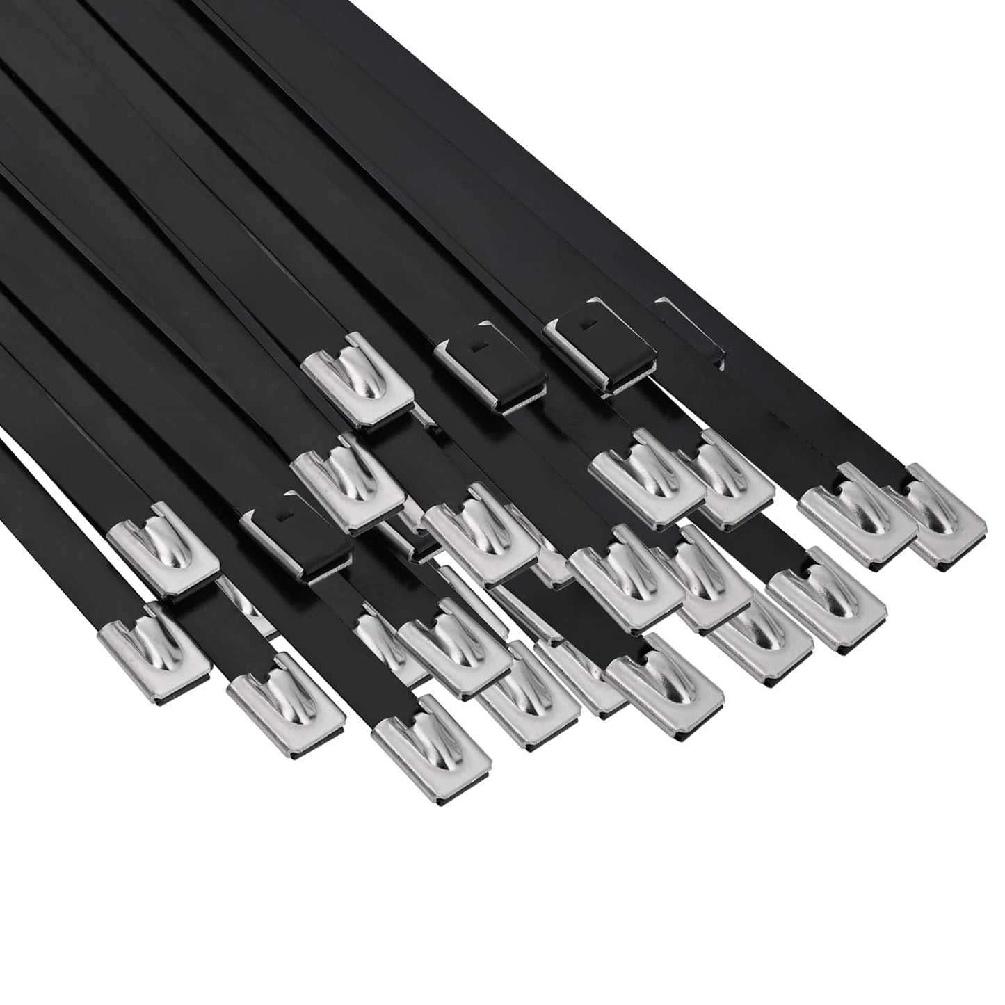 Kabelbånd 250 stk. 7,9 x 300 mm Sort