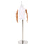 Justerbar 120-157 cm Mannequin med Base Unisex PP Hvid