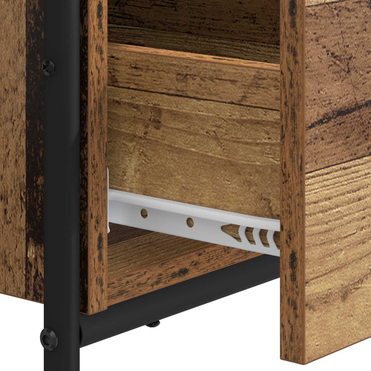 Skrivebord med opbevaring Egetræ 120 x 50 x 75 cm