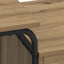 Skrivebord med opbevaring Artisan-eg 120 x 50 x 75 cm
