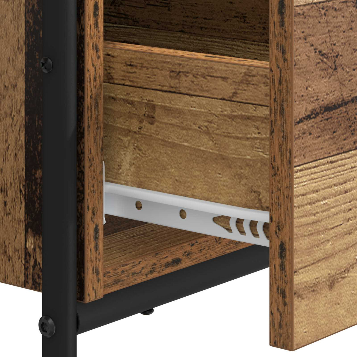 Skrivebord med opbevaring Egetræ 100 x 50 x 75 cm