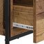 Skrivebord med opbevaring Gammelt træ 145 x 50 x 75 cm