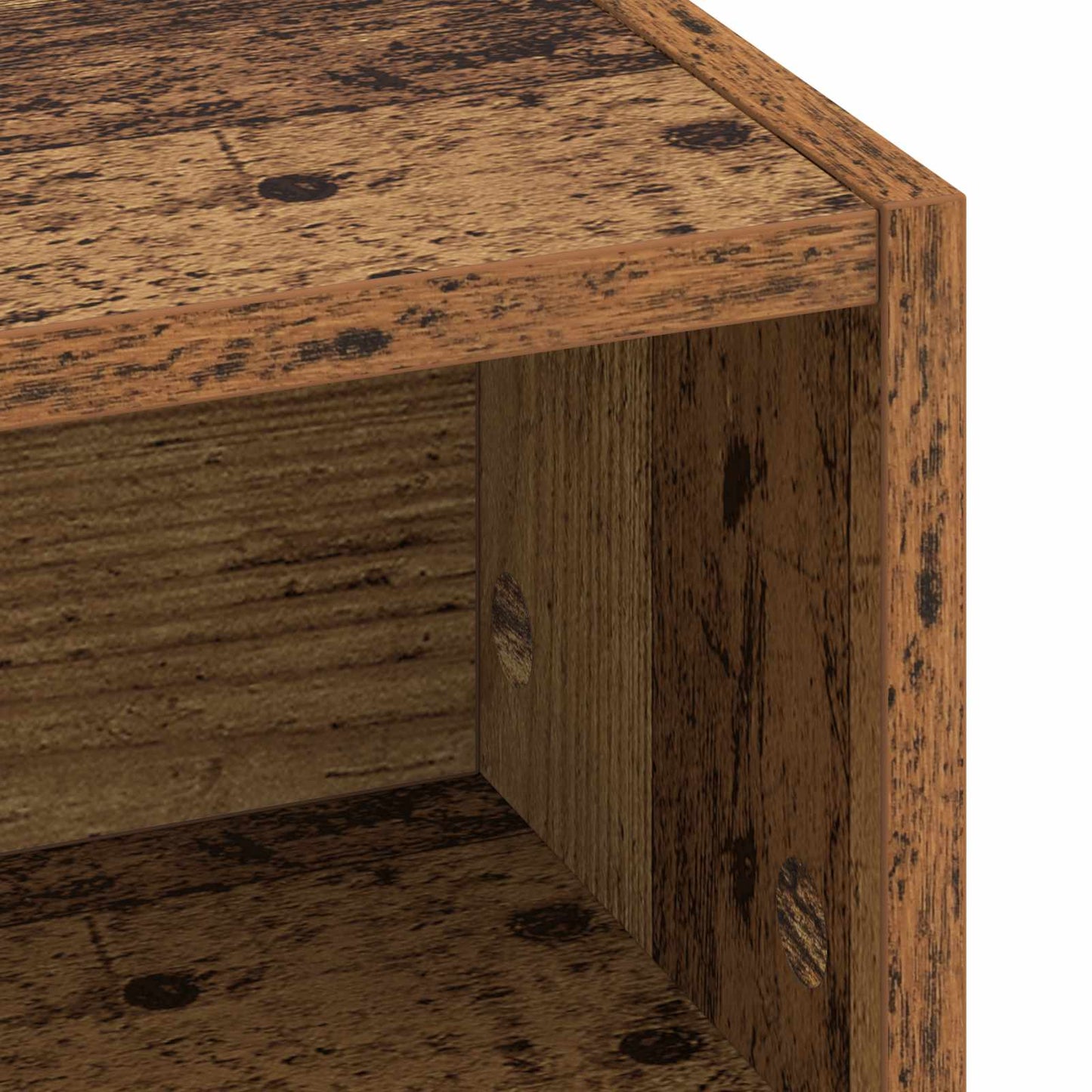 Skrivebord med opbevaring Gammelt træ 80 x 50 x 91 cm