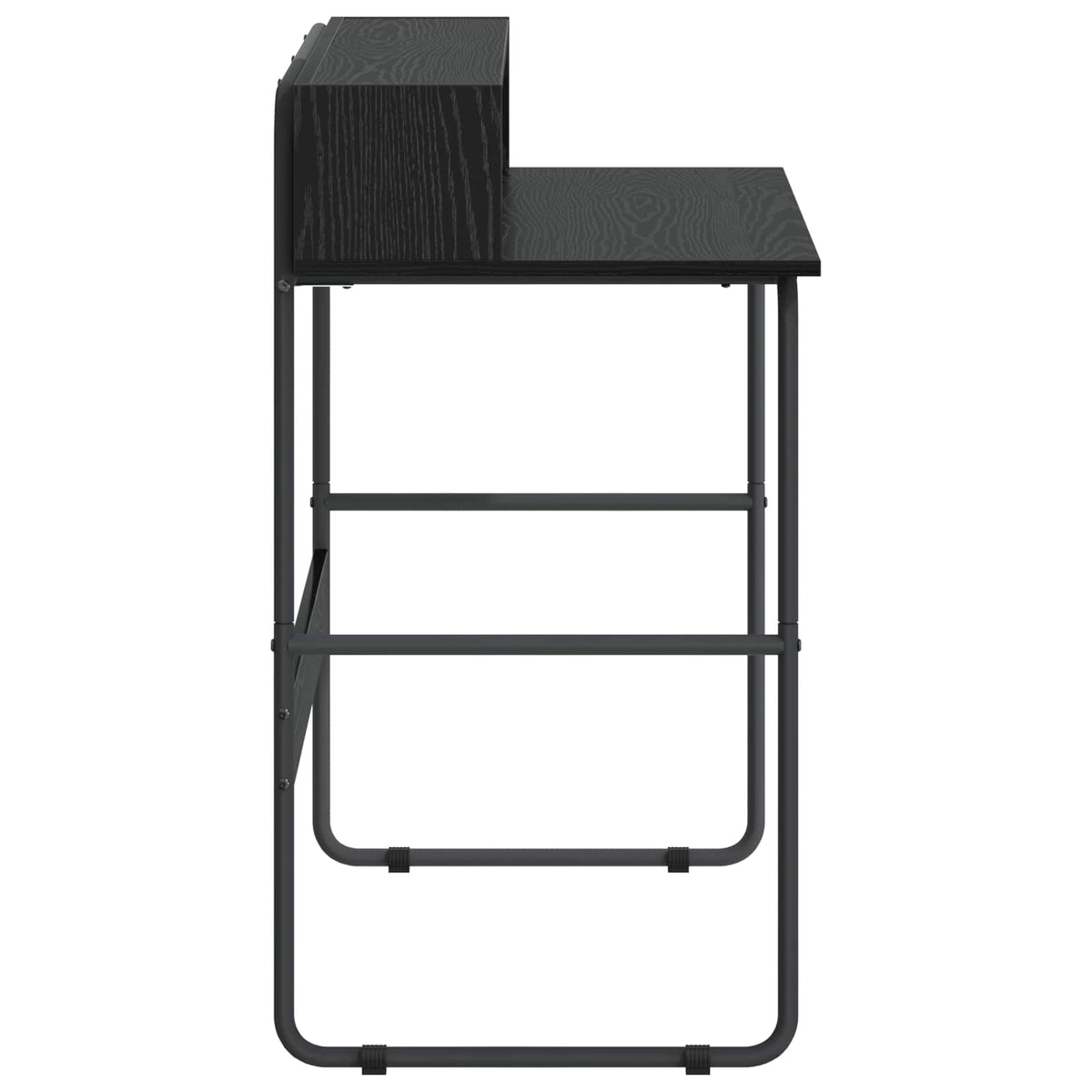 Skrivebord med opbevaring Sort eg 100 x 50 x 91 cm