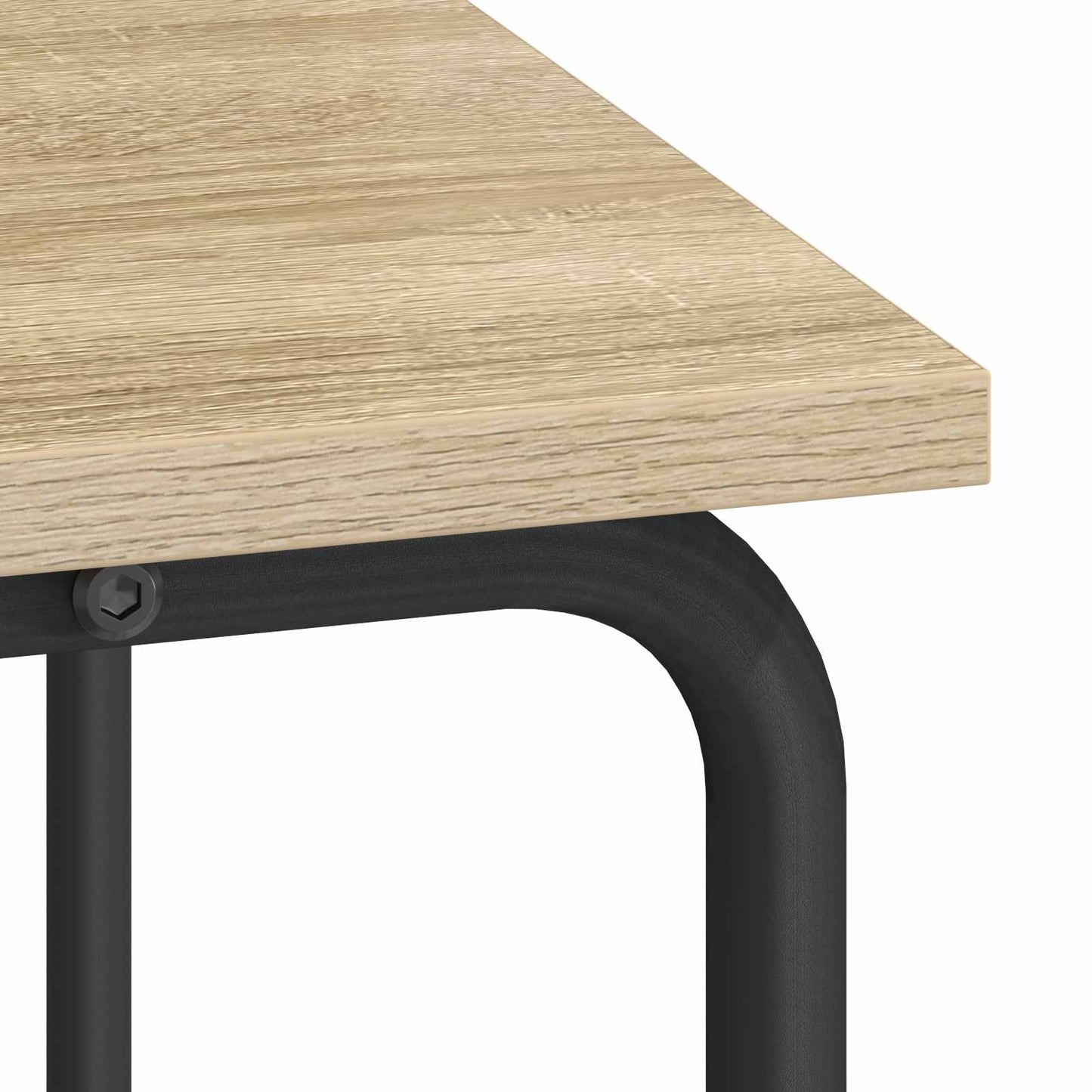 Skrivebord med opbevaring Sonoma-eg 100 x 50 x 91 cm
