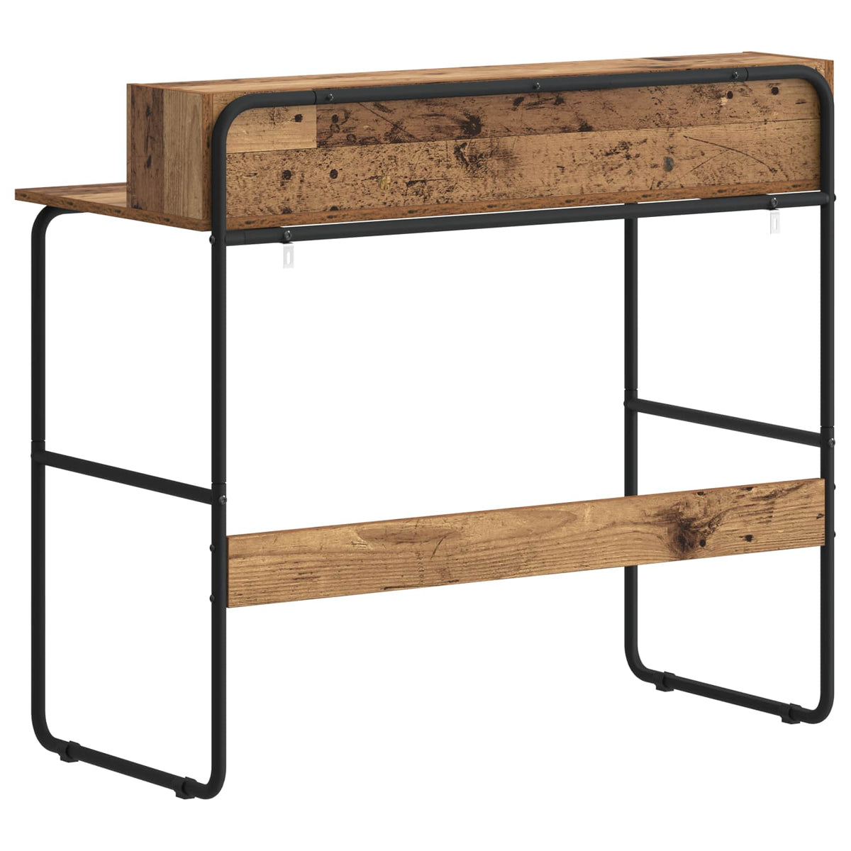Skrivebord med opbevaring Gammelt træ 100 x 50 x 91 cm