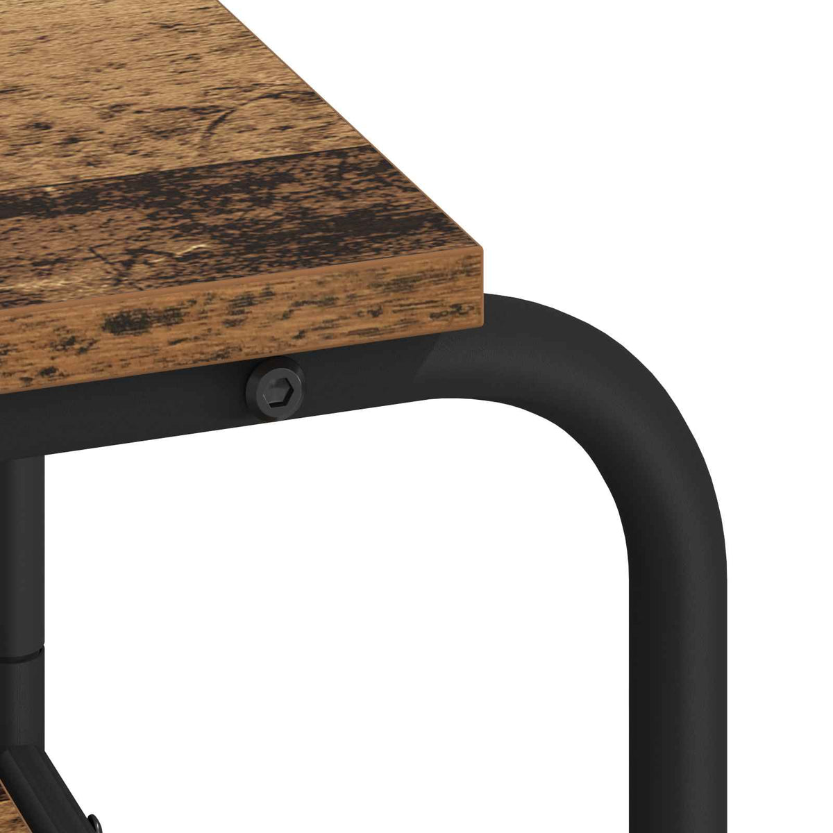Skrivebord med opbevaring Gammelt træ 113,5 x 52 x 75,5 cm