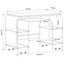 Skrivebord med opbevaring Gammelt træ 113,5 x 52 x 75,5 cm