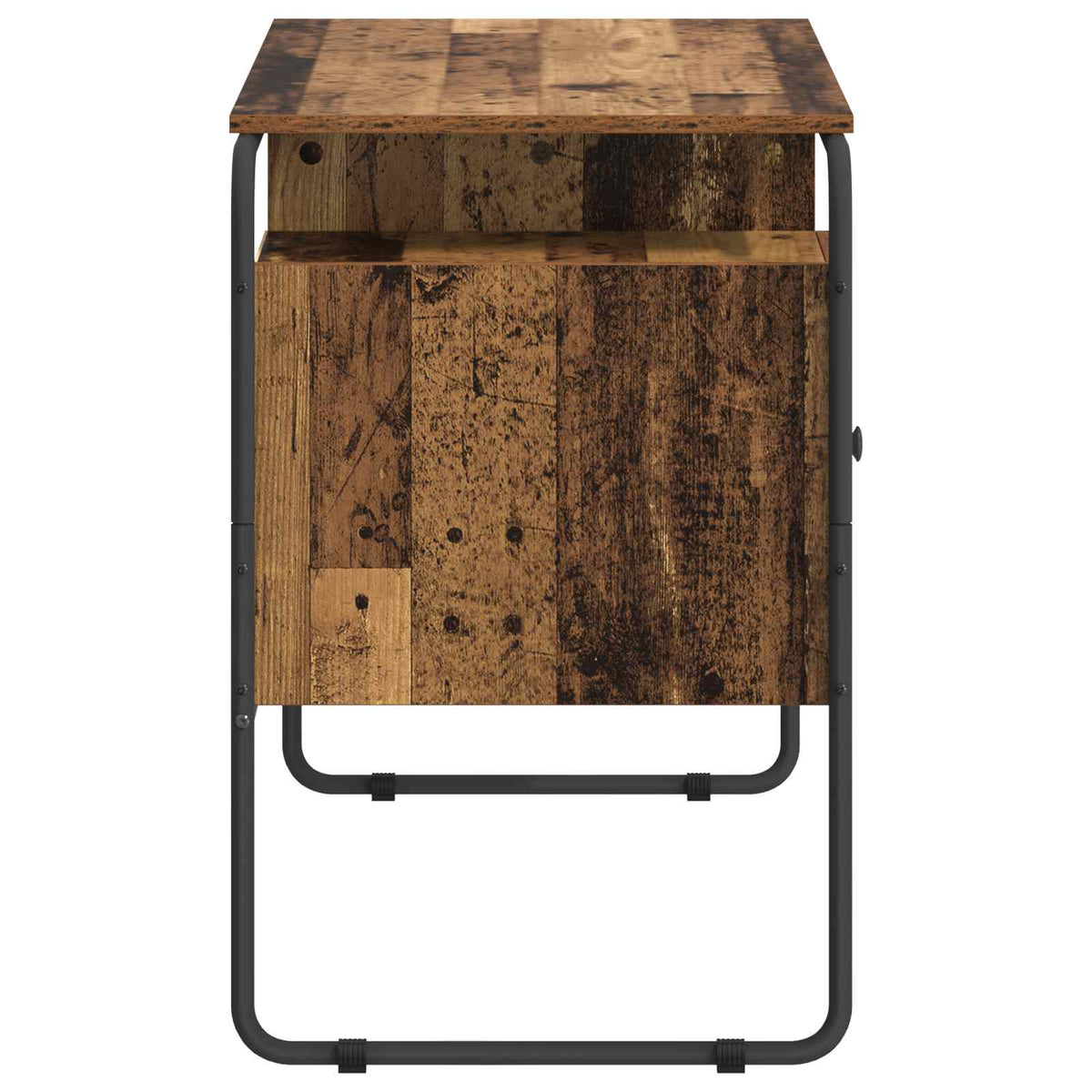 Skrivebord med opbevaring Gammelt træ 120 x 50,5 x 75,5 cm