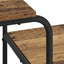 Skrivebord med opbevaring Gammelt træ 131,5 x 50 x 75,5 cm