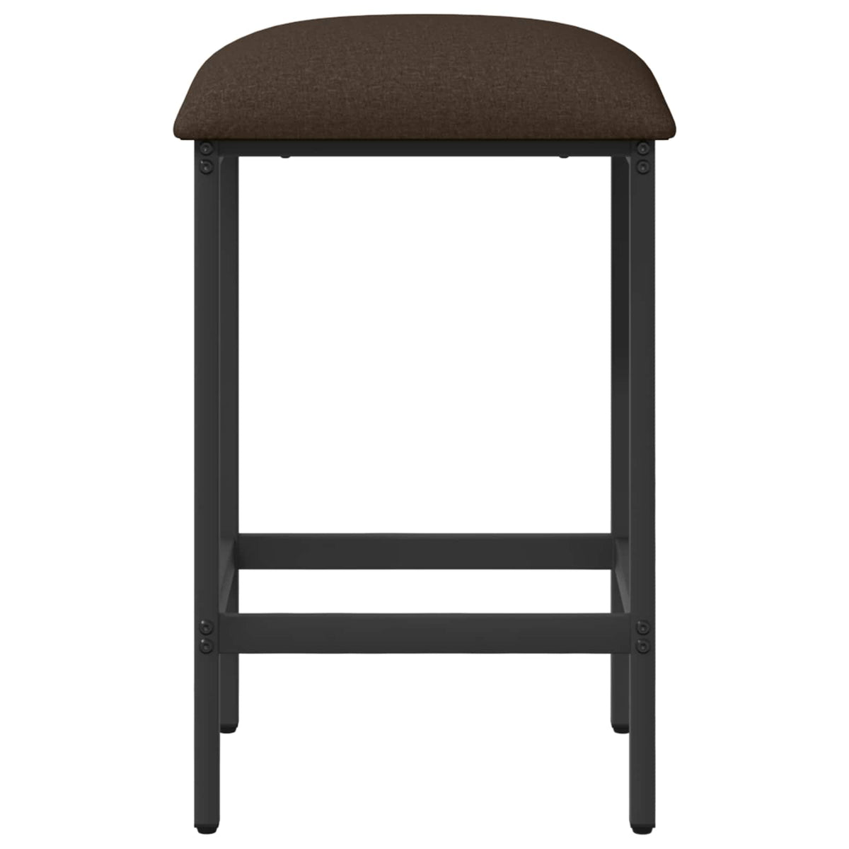 Barbænk 2 stk. Gråbrun 40 x 32 x 74 cm Konstrueret træ
