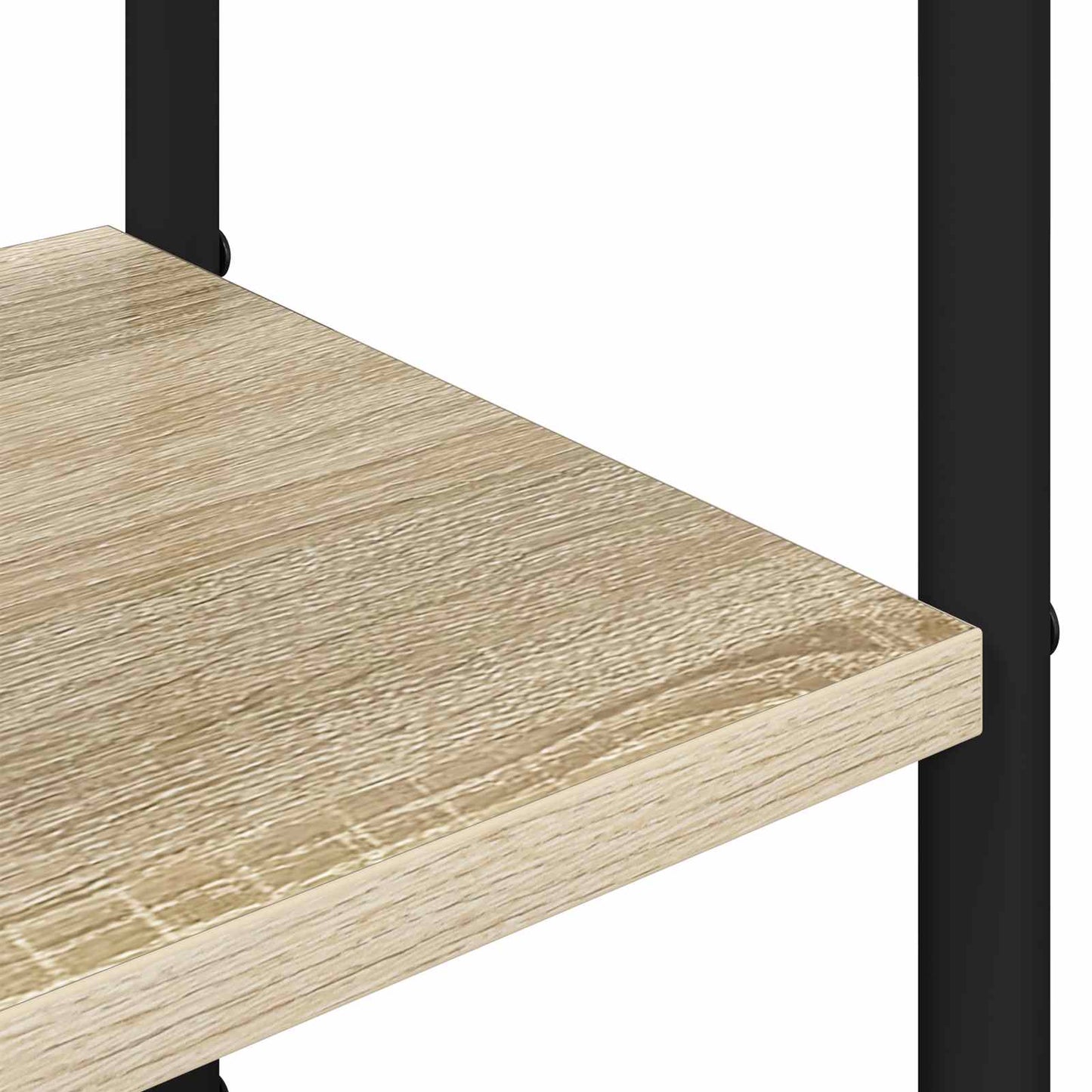 Knagerække med sko bænk Sonoma-eg 120,5 x 34 x 190 cm