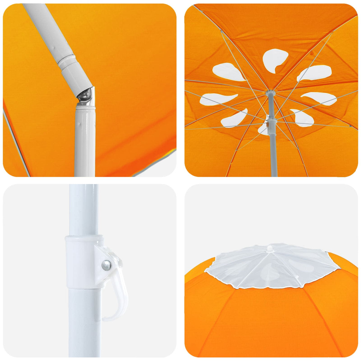 Havesol 160 cm 170T polyester Orange