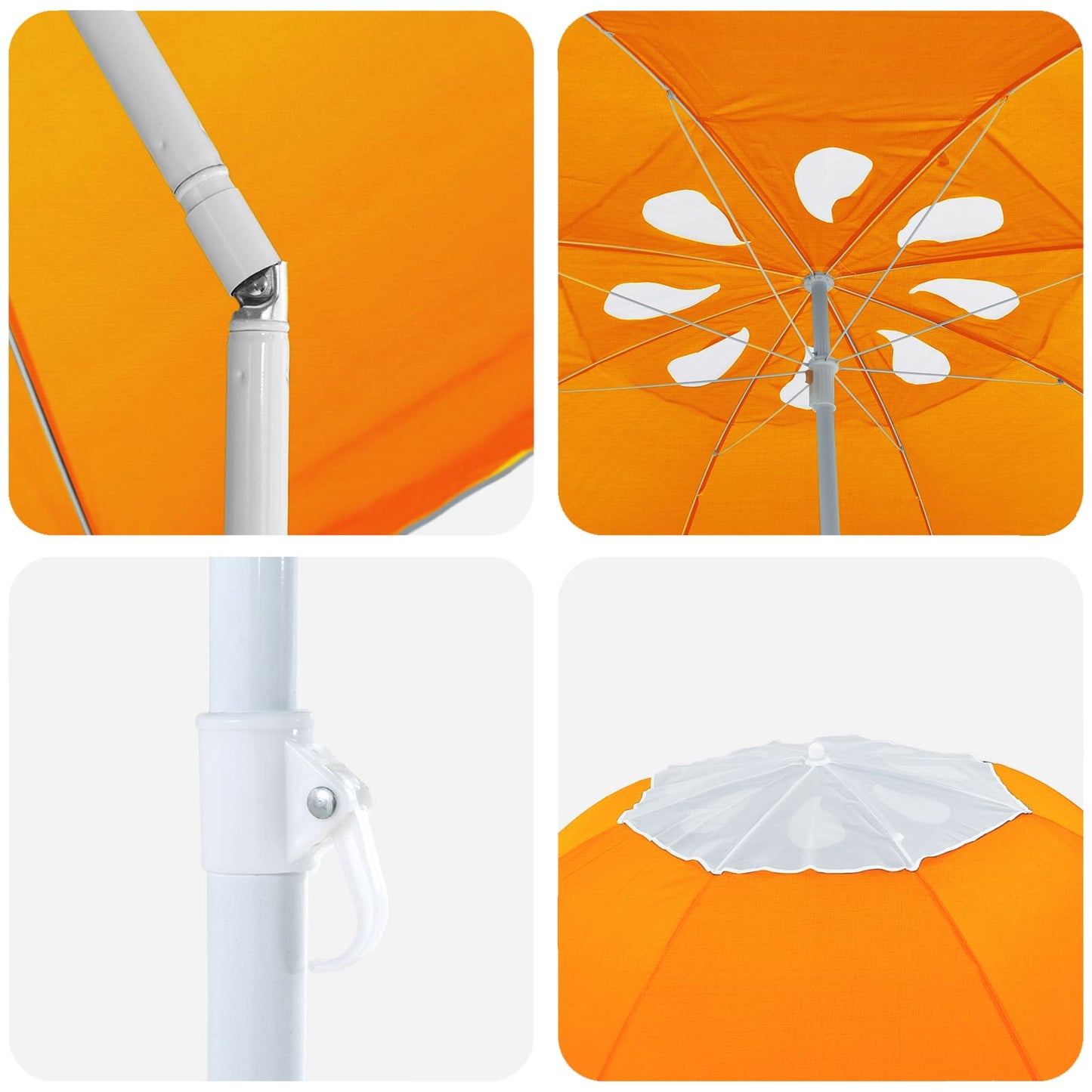 Havesol 240 cm 170T polyester Orange